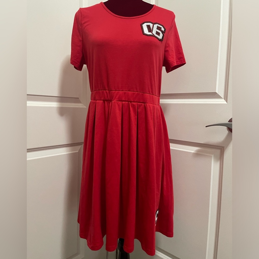 SHEIN Curve Team Inspired Pleated Skater Dress. Size XL. Never worn